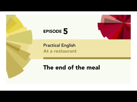 English File 4thE - Elementary - Practical English E5 - At a restaurant - The end of the meal