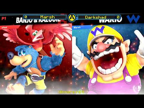 Darkshad(Shulk, Banjo) vs Marsh(Wario)  Arcade Legacy #32  WInners rd 4
