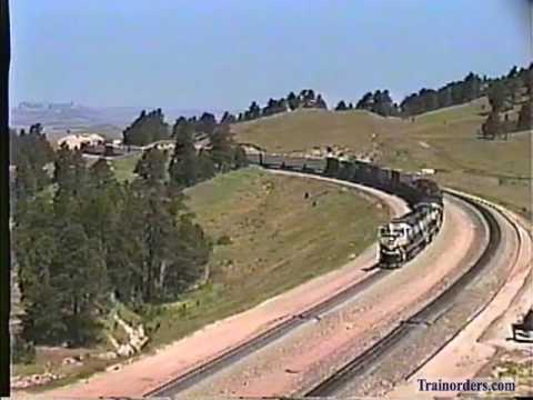 Classic Railroad Series 81 - BN on Crawford Hill, NE Summer 1995