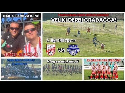 VRUĆI DERBI GRADAČCA! 6 GOLOVA I PUNE TRIBINE! | Zvijezda Gradačac - Omladinac 68 Mionica Vlog