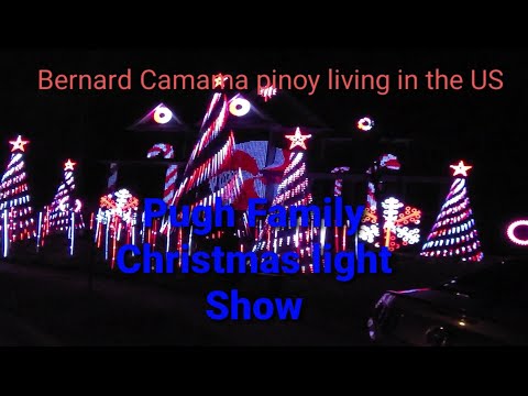 Pugh Family/Christmas light Show - Chesapeake Virginia 2020