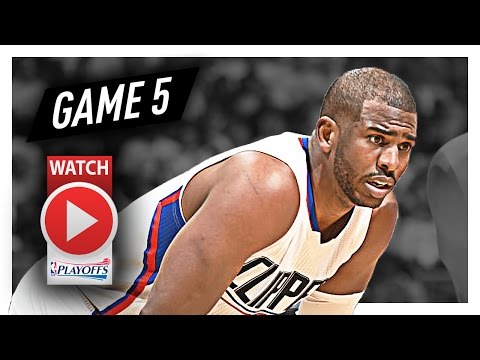 Chris Paul Full Game 5 Highlights vs Jazz 2017 Playoffs - 28 Pts, 9 Ast