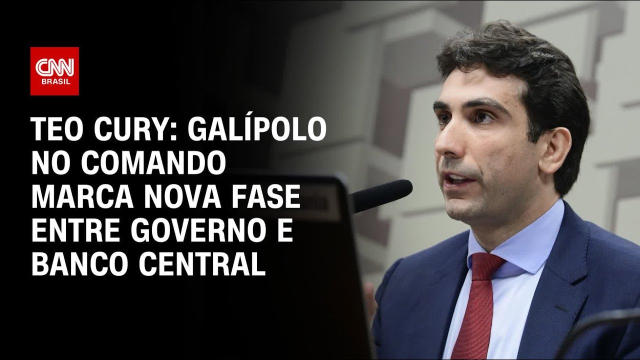 Teo Cury: Galípolo no comando marca nova fase entre governo e Banco Central | CNN NOVO DIA