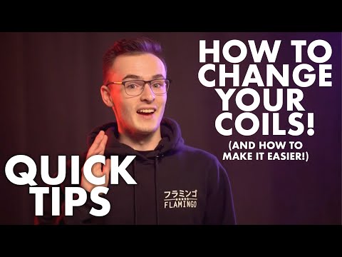 Part of a video titled How To Change Your VAPE Coils! - YouTube
