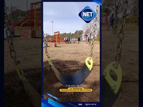 132° aniversario de #GeneralCabrera: #Inauguración de #Plaza Dr. Nello Storani