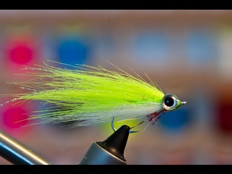 Craft Fur Reverse Tied Minnow - Underwater Footage! - Streamer Fly Tying Tutorial