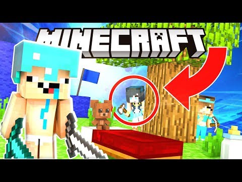 ItsFunneh - MINECRAFT BABY BED WARS! THEY CAN'T CATCH US!!