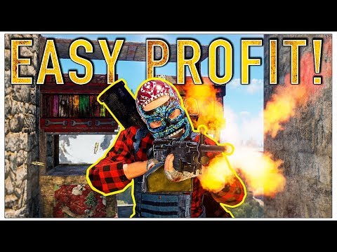 Making EASY Profit from Raiding with M249s & Rockets! | Rust Survival