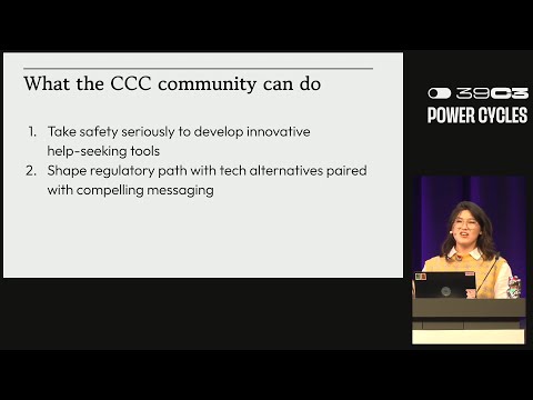 Video Thumbnail: 39C3 - Not an Impasse: Child Safety, Privacy, and Healing Together