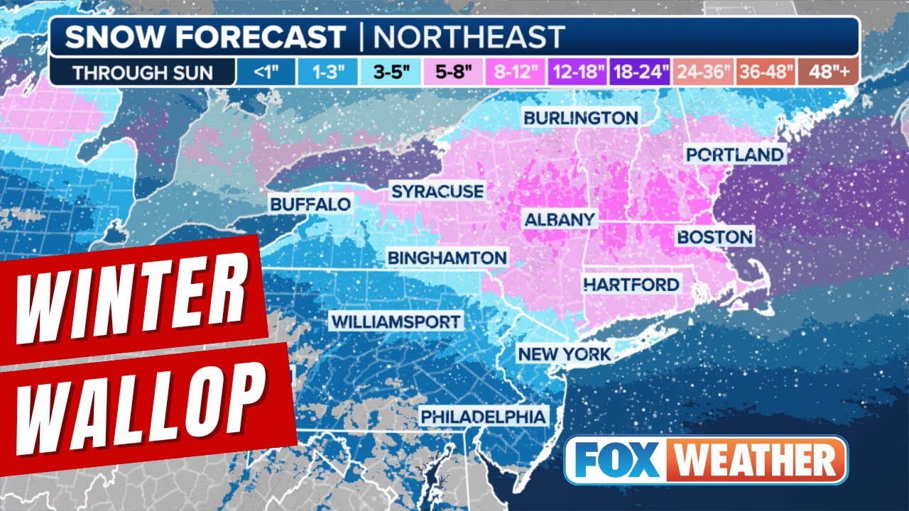 Winter Storm To Wallop 1,800 mile Stretch Of Northern US This Weekend