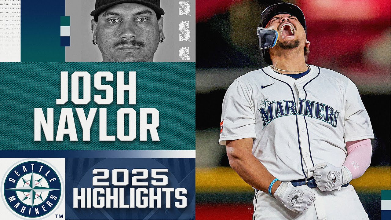 Josh Naylor's best moments with the Mariners in 2025! (Reportedly re-signing with team) 🔱