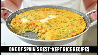 This BAKED RICE is Spain's Best-Kept Recipe | Arroz con Costra de Verduras