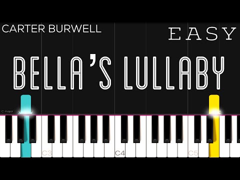 Twilight - Bella's Lullaby - Carter Burwell | EASY Piano Tutorial