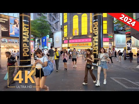 Taipei, Taiwan 🇹🇼 Evening Street Walk | 4K | City Tour | 臺北 台灣 | Virtual Walking 2024