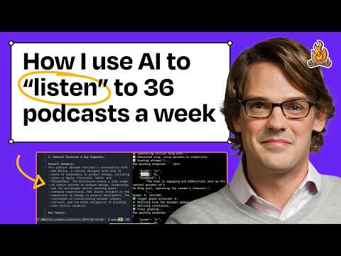 How to digest 36 weekly podcasts without spending 36 hours listening | Tomasz Tunguz
