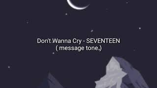 Download lagu Don't Wanna Cry - Seventeen [ message tone ] mp3