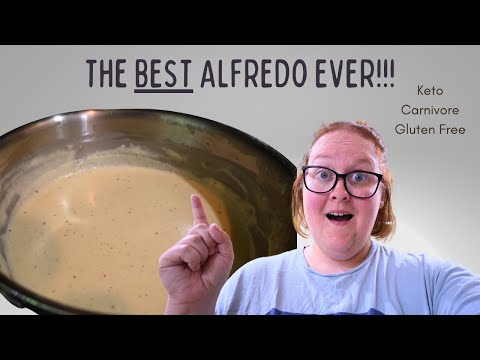 The BEST ALFREDO SAUCE recipe | CARNIVORE | Gluten-Free!