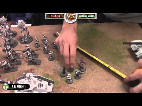 Imperial Guard Vs Chaos Space Marines Warhammer 40k Battle Report - Banter Batrep Ep 8 - Part 1/4