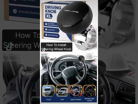 How To Install Steering Wheel Knob Spinner