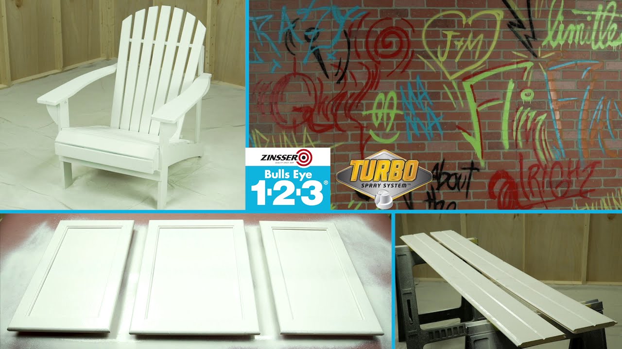 Thumbnail for Prepare to Paint Fast with Zinsser Bulls Eye 1-2-3 Turbo Spray Primer