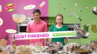 Scotch Brite 🧽 3M Scotch‑Brite® Scourer Sponge – “Unleash Your Cleaning Power” (Option A/B)