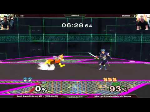 Break Smash #17   SSBM LF   Icer VS EmuKiller