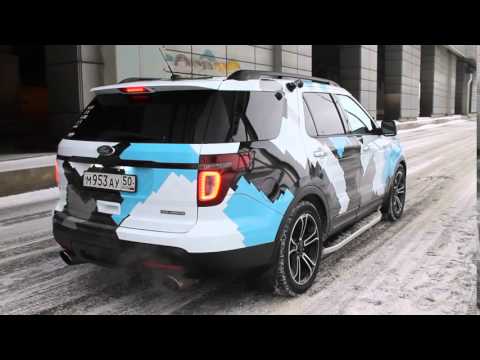 Ford Explorer Sport exhaust - borla s-type - snow start