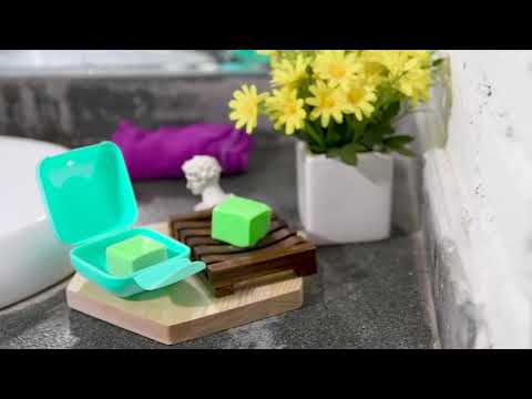 Travel plastic soap case