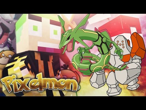 MINECRAFT PIXELMON #90 REGIROCK EN RAYQUAZA!!