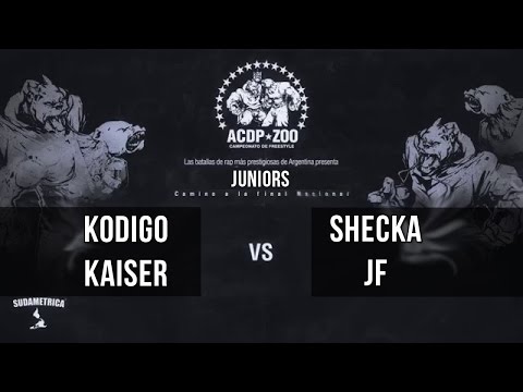 EL DESAFIO | KODIGO Y KAISER VS SHECKA Y JF | ACDPZoo Juniors | FORMOSA 2016