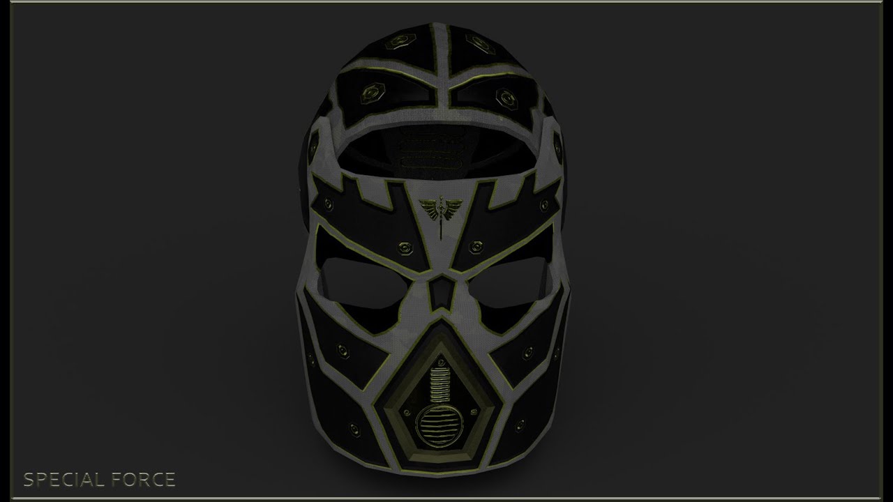 Rust Workshop Skin Special Force: Metal Facemask Green