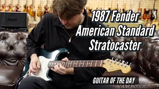 Video thumbnail for 1987 Fender American Standard Stratocaster | Guitar of the Day by Normans Rare Guitars