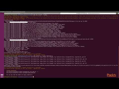 Hands On Natural Language Processing with PyTorch NLTK and spaCy Installations | packtpub com