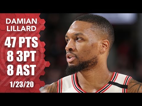 Damian Lillard drops 47 points vs. Mavericks | 2019-20 NBA Highlights