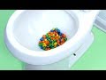 M M S CANDY STUCK IN TOILET