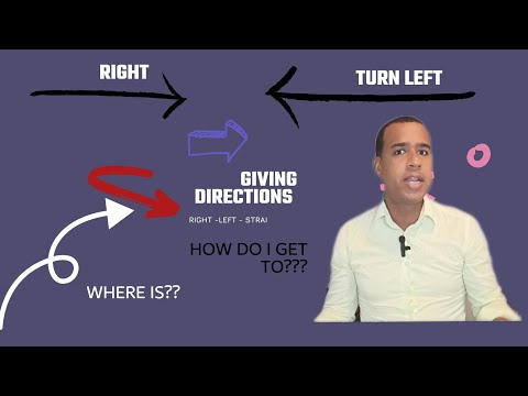 Giving Directions ⬇️ Como dar direcciones correctas en Inglés? 😱