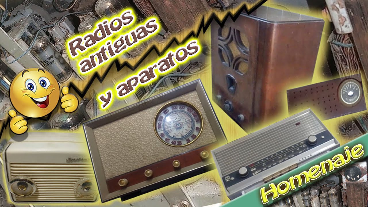 Radios antiguas y aparatos