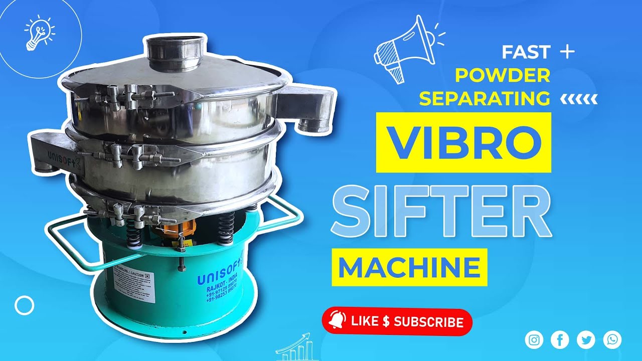 FAST Powder Separating with Vibro Sifter Machine EXPERT Tips