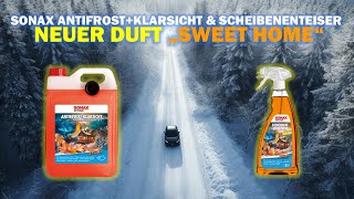 SONAX "SWEET HOME" Antifrost+Klarsicht und Enteiser mit neuem Winter-Duft