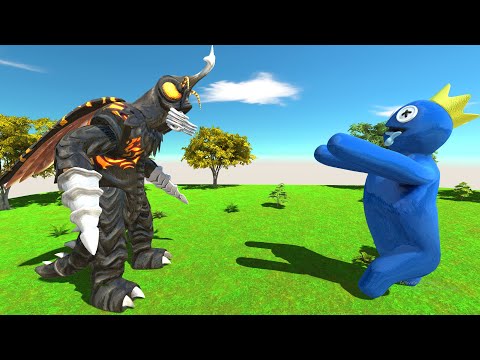 Who Will Win? Rainbow Friends Blue vs Megalon - Animal Revolt Battle Simulator