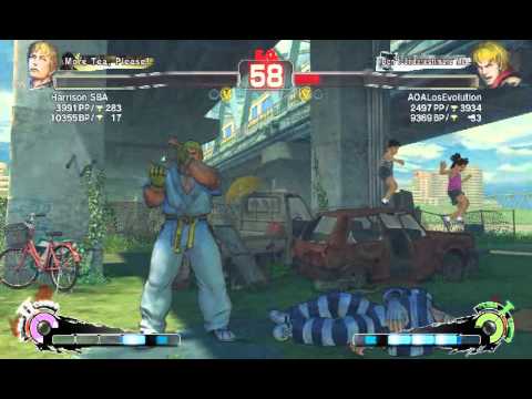 Harrison SBA ( Cody) Vs LosEvolution ( Ken) USF4 720p HD