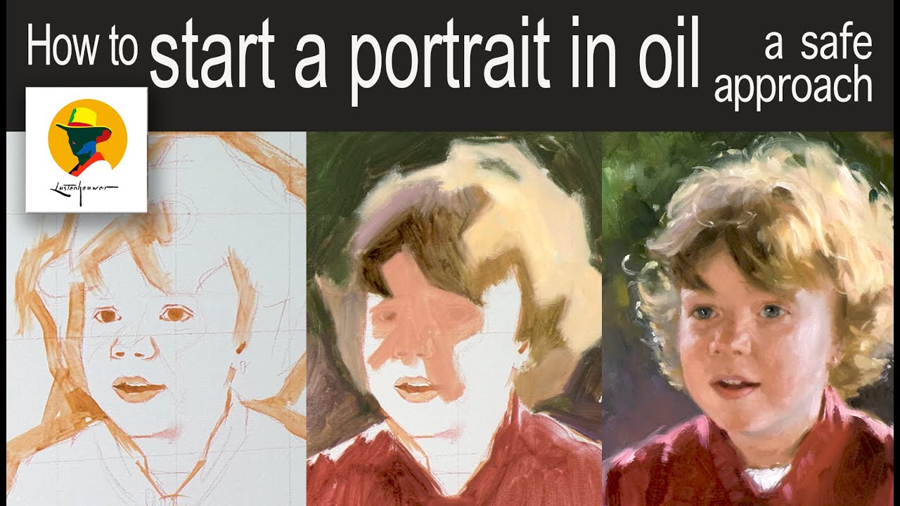 Oil portrait painting - Professional Tutorial