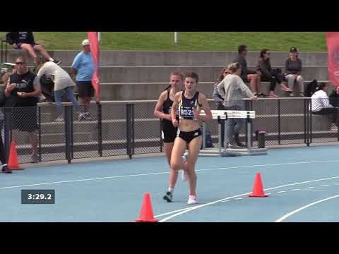 2018 Vic Schools Champs. Girls U17 2000m SC