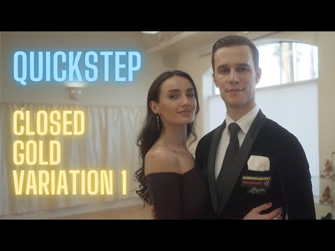 Quickstep Basic Syllabus Closed Gold Variation 1 by Iaroslav and Liliia Bieliei