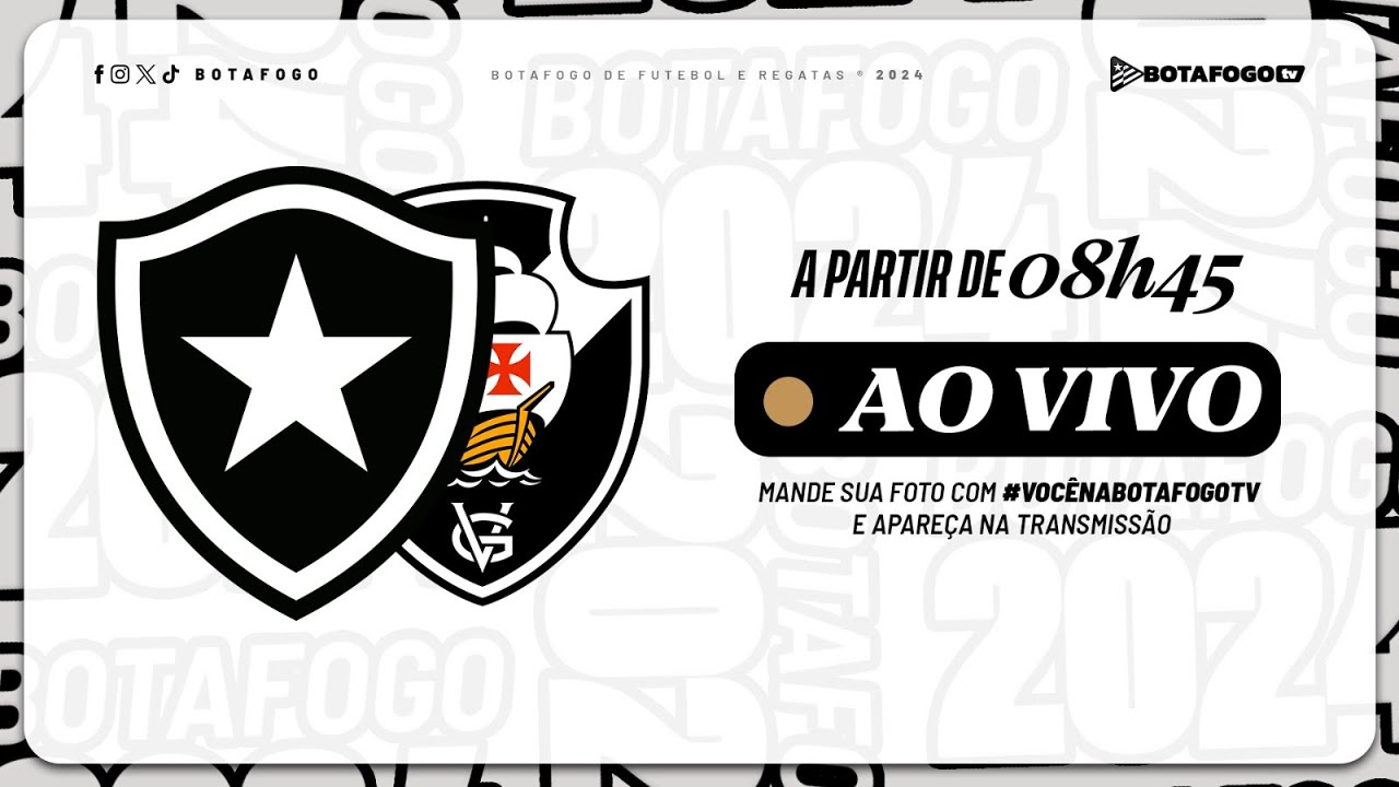 AO VIVO | Botafogo enfrenta o Vasco no primeiro jogo da final da Copa Rio Sub-16 no Nilton Santos
