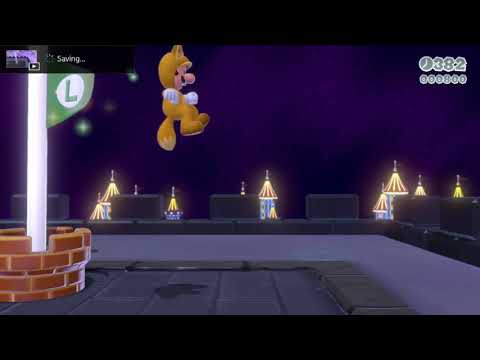 Super Mario 3D World (Switch) 8-4 Speedrun - Time: 18 (Former WR)