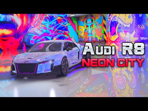 Audi R8 Neon City