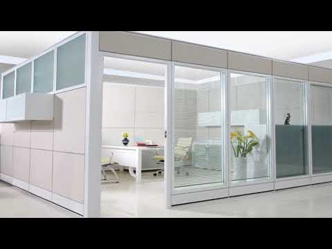 Office partition walls glass with doors ideas