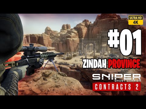 SOLO STEALTH ! Sniper Ghost Warrior Contracts 2 - ZINDAH PROVINCE - FULL GAMEPLAY [4K 60FPS PC]