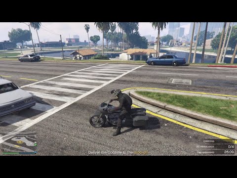 GTA Online: Biker Sell Product #15 - Baggers (Police Sting)